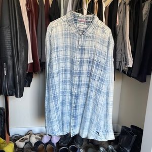 Tommy Bahama 100% linen LS XXL never worn
